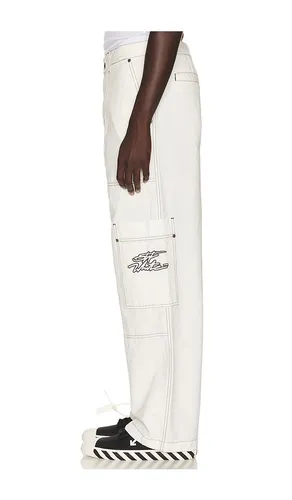 OFF- Script Cargo Pant in . - size 48 (also in 50, 52, 54) - OFF-WHITE - Modalova