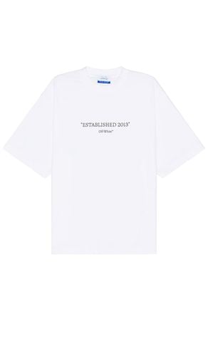 Camiseta en color blanco talla L en - White. Talla L (también en S) - OFF-WHITE - Modalova