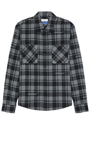 Check Flannel Shirt in . Size M, S, XL/1X - OFF-WHITE - Modalova