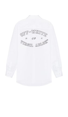 OFF- College Poplin Oversize Shirt in . Size 48, 52 - OFF-WHITE - Modalova