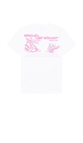 OFF- Dragon Bee Slim T-Shirt in . Taglia M, S, XL/1X - OFF-WHITE - Modalova