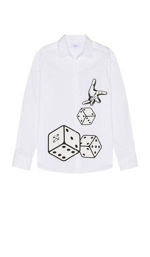 OFF- Dices Poplin Shirt in . Taglia 48, 50, 52 - OFF-WHITE - Modalova