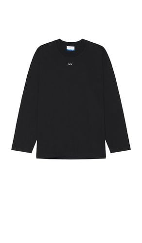 Stamp Wide Long Sleeve Tee in . Size M, S, XL/1X - OFF-WHITE - Modalova