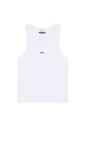 OFF- Off Stamp Rib Tank in . Size M, S, XL/1X - OFF-WHITE - Modalova