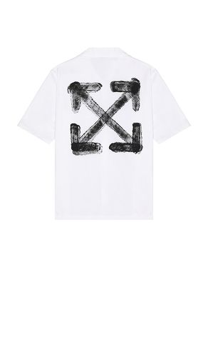 OFF- Spray Arrow Bowling Shirt in . Taglia 48, 50, 52, 54 - OFF-WHITE - Modalova