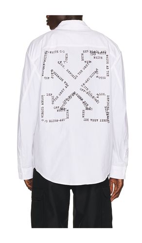 OFF- Type Arrow Overshirt in . - size 46 (also in 48, 50, 52, 54) - OFF-WHITE - Modalova