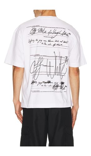 OFF- Stroke Skate Short Sleeve Tee in . Taglia L. Also in M, S, XL/1X - OFF-WHITE - Modalova