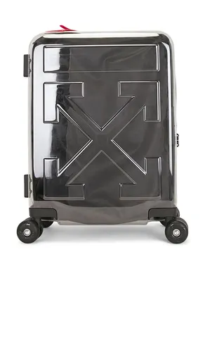 Quote Arrow Trolley Luggage + Stickers in - OFF-WHITE - Modalova