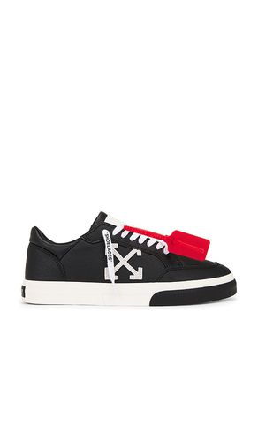 New Low Vulcanized Leather Sneaker in . Taglia 42, 43, 44, 45, 46 - OFF-WHITE - Modalova