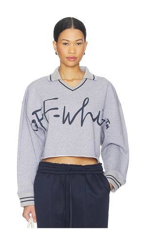 Script Polo Sweatshirt in . Size S. Also in M, L - OFF-WHITE - Modalova