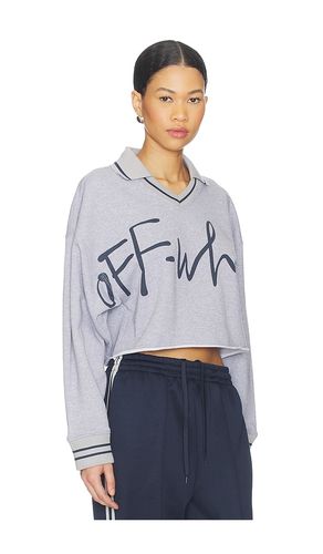 Script Polo Sweatshirt in . Taglia L. Also in M - OFF-WHITE - Modalova