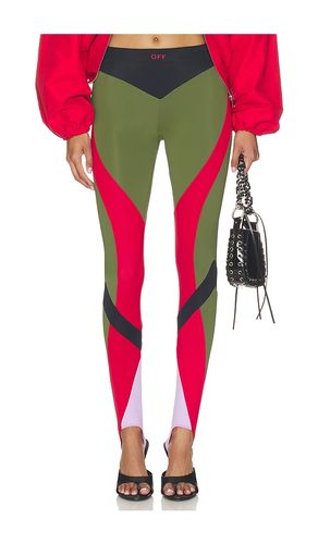 Ly Color Block Legging in . Size 38. Also in 40 - OFF-WHITE - Modalova