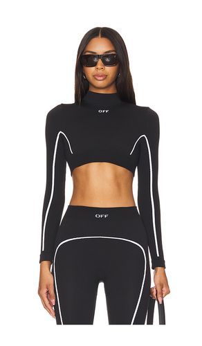 Off Stamp Seamless Crop Top in . Taglia XS/S - OFF-WHITE - Modalova