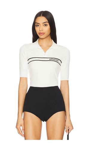 Logo stripe polo en color crema talla L en & - . Talla L (también en M, S, XL, XS, XXS) - OFF-WHITE - Modalova