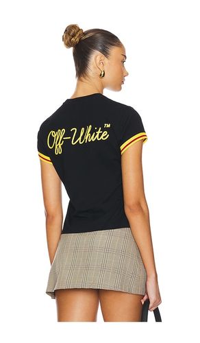 OFF- Off- camiseta ajustada college en color negro talla L en & - . Talla L (también en M) - OFF-WHITE - Modalova