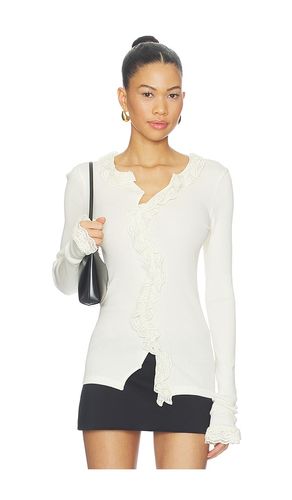Cecilia Seamless Cardigan in White. - size L (also in S, XS) - OperaSPORT - Modalova
