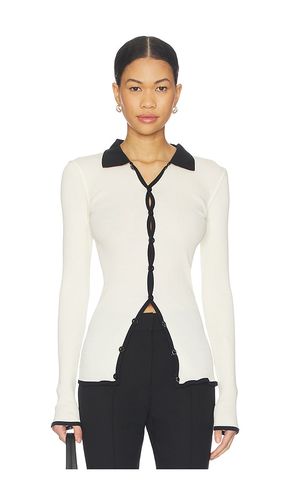 Laura Seamless Shirt in Ivory,Black. - size L (also in M, XL) - OperaSPORT - Modalova