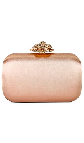 Rosa Crystal Lock Clutch in - olga berg - Modalova