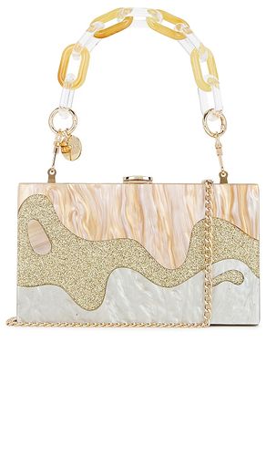 Erika acrylic wave bag in color beige size all - olga berg - Modalova