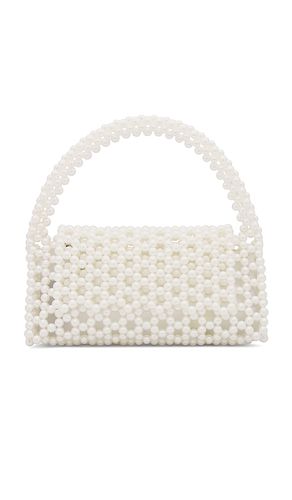 Bolso con asa superior amrita en color blanco talla all en - White. Talla all - olga berg - Modalova