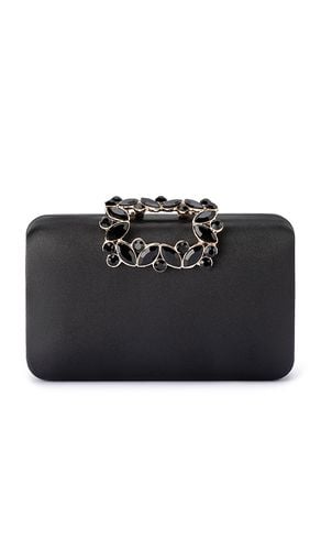 Margalit Crystal Lock Clutch in - olga berg - Modalova