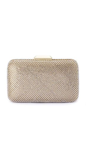 Ronny Crystal Mesh Clutch in - olga berg - Modalova