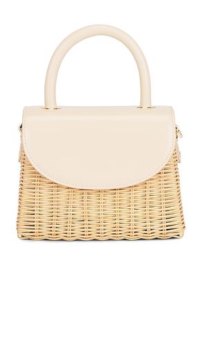 Elle Wicker Top Handle Bag in - olga berg - Modalova