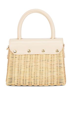 Elle Wicker Top Handle Bag in - olga berg - Modalova