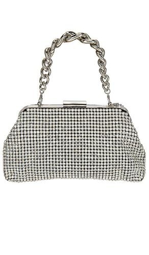 Jerry Crystal Vintage Clutch in Metallic - olga berg - Modalova