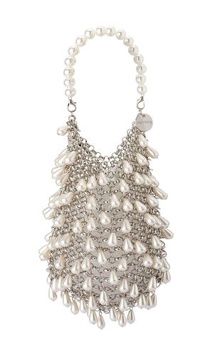 Jaden Pearl Chainmail Bag in - olga berg - Modalova