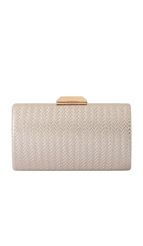 Marika Embossed Clutch in - olga berg - Modalova