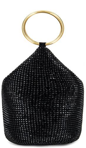 Ellie Crystal Mesh Ring Handle Bag in - olga berg - Modalova