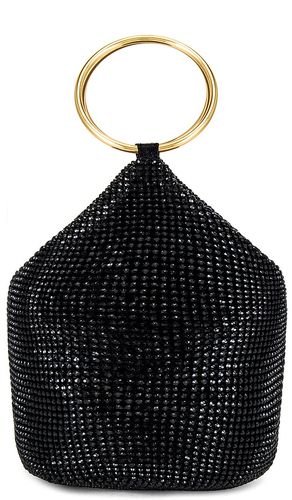 Ellie Crystal Mesh Ring Handle Bag in - olga berg - Modalova