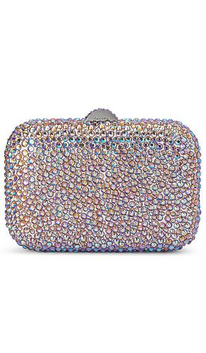 Casey Hot Fix Encrusted Clutch in Purple - olga berg - Modalova