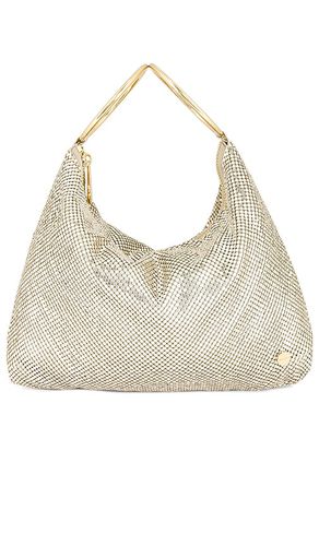 Shar Mesh Convertible Bag in Metallic - olga berg - Modalova