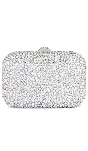 Casey Hot Fix Encrusted Clutch in Metallic - olga berg - Modalova