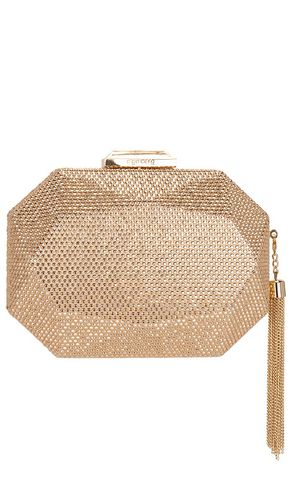 Tilly Hotfix Clutch in Metallic - olga berg - Modalova