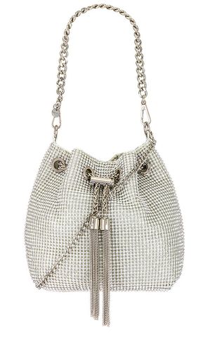 Sylvie Crystal Pouch in Metallic - olga berg - Modalova