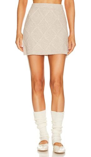 Amelia Mini Skirt in Beige. - size M (also in XS) - One Grey Day - Modalova