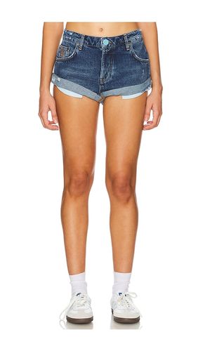 Shorts de mezclilla de cintura baja bandits en color denim-medium talla 26 en - Denim-Medium. Talla 26 (también - One Teaspoon - Modalova