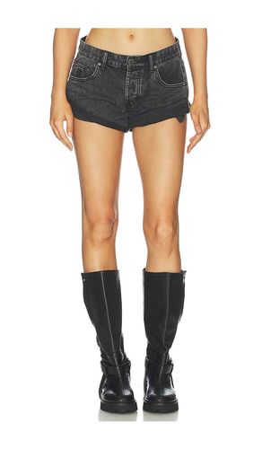 Bandits Low Waist Denim Shorts in Black. - size 23 (also in 27, 28) - One Teaspoon - Modalova