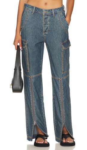 Zipped Cargo Motion Jeans in Blue. - size 23 (also in 24, 25) - One Teaspoon - Modalova