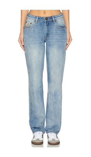 Truckers Mid Waist Straight Leg Jeans in . Taglia 24, 25, 26, 27, 28, 29, 30, 31, 32, 33, 34 - One Teaspoon - Modalova