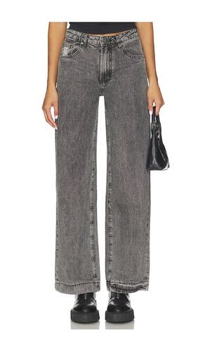 Jackson Mid Waist Wide Leg Jeans in Grey. - size 26 (also in 31) - One Teaspoon - Modalova