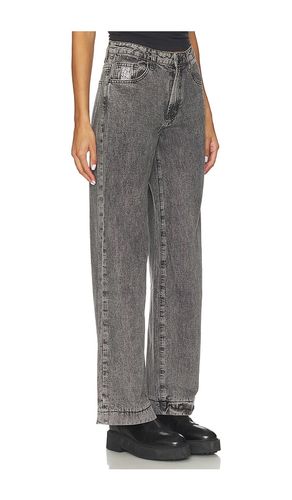 Jackson Mid Waist Wide Leg Jeans in Grey. - size 26 (also in 31) - One Teaspoon - Modalova