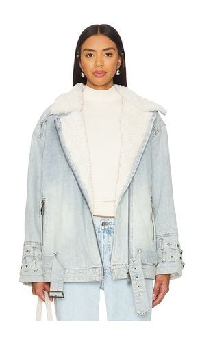 Aviator Jacket in Denim-Light. - size L (also in XL) - One Teaspoon - Modalova