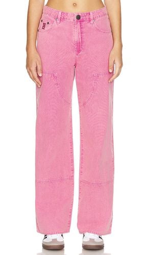 Jackson Wide Leg Pants in Pink. - size 23 (also in 24, 25, 26, 27, 29) - One Teaspoon - Modalova