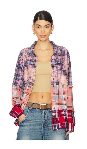 Distressed Mixed Flannel Shirt in . Size M, S, XL, XS, XXS - One Teaspoon - Modalova