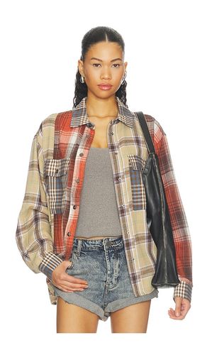 Essential Patchwork Flannel Shirt in . Size M. Also in XS - One Teaspoon - Modalova