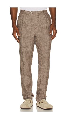 Linen Tapered Pleated Trouser in . Size 30. Also in 31, 32 - onia - Modalova